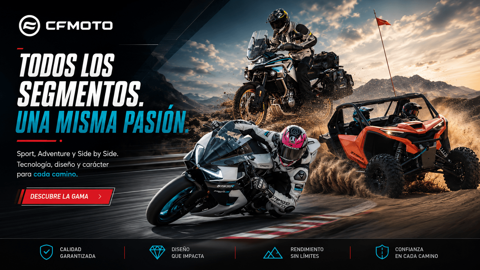 CFMOTO - Todos los segmentos, una misma pasion
